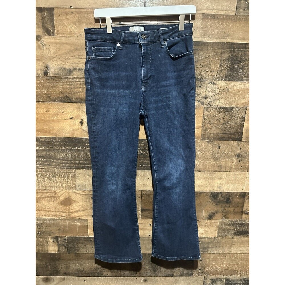 Frame Jeans 29 Womens le crop mini boot denim